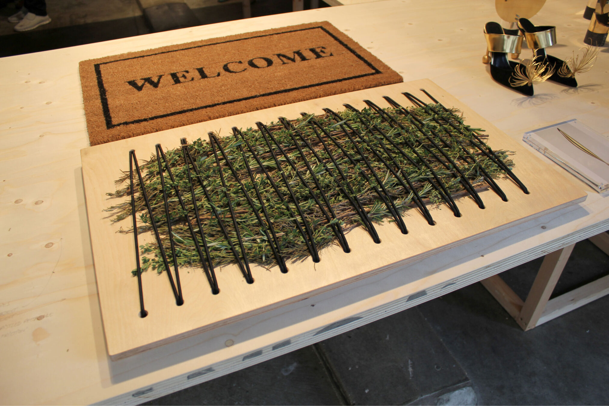 Herbal Doormat by Heka London, sensory design studio