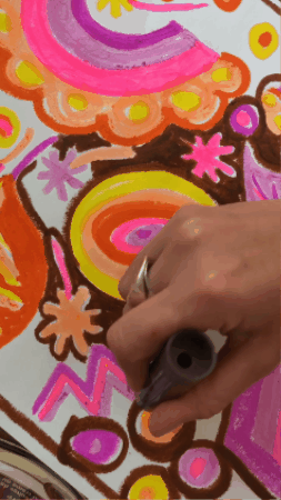 Psychedelic Repeat Pattern